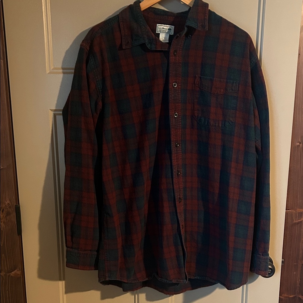 LL Bean flannel shirt